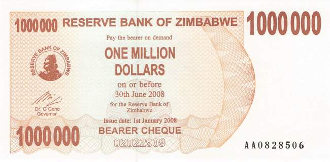 1 Million Dollars Zimbabwe p.53 2008